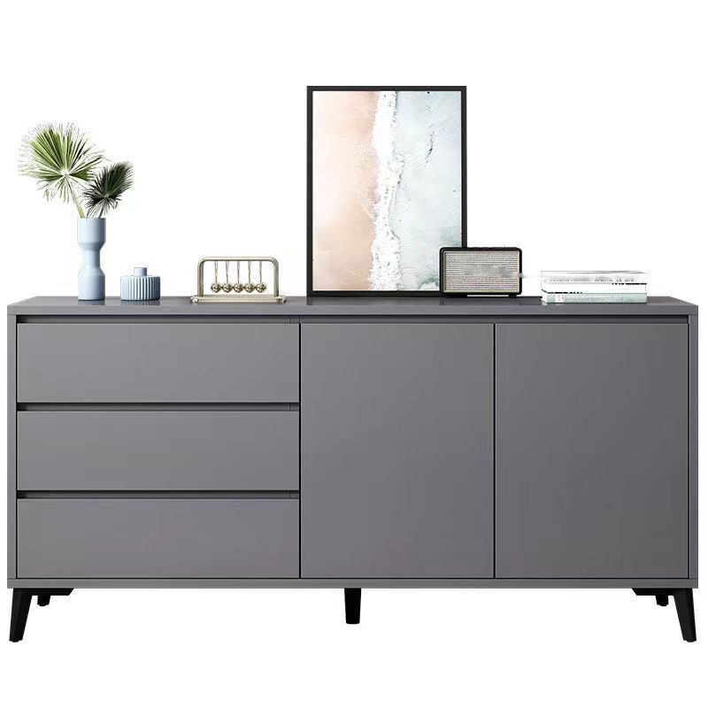 Stain Resistant Storage Cabinet Wood Side Cabinet with Drawer