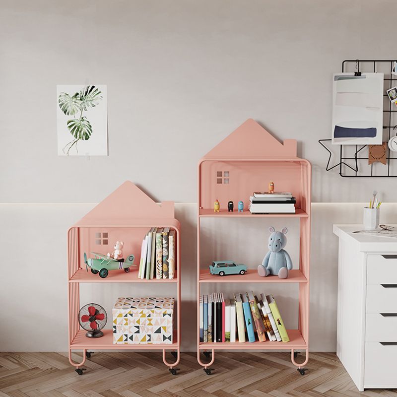 11" Wide Contemporary Shelf Metal Open Shelves Included Bookcase