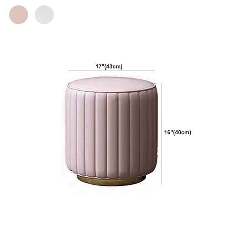 1-Drawer Makeup Vanity Table with Mirror & Stool Luxurious Stone/Leather Dresser
