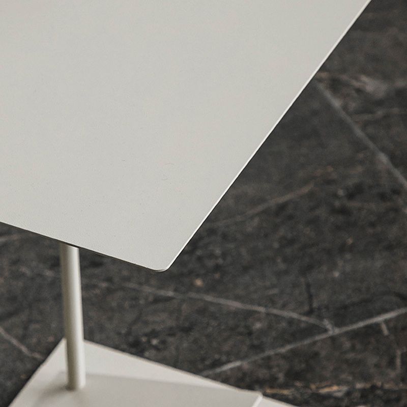 Mid-Century Modern End Table Metal C-shape Sofa Side Accent Table