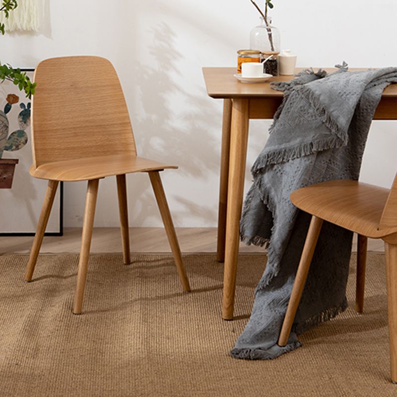 Solid Wood Dining Accent Chair Contemporary Dining Side Chair