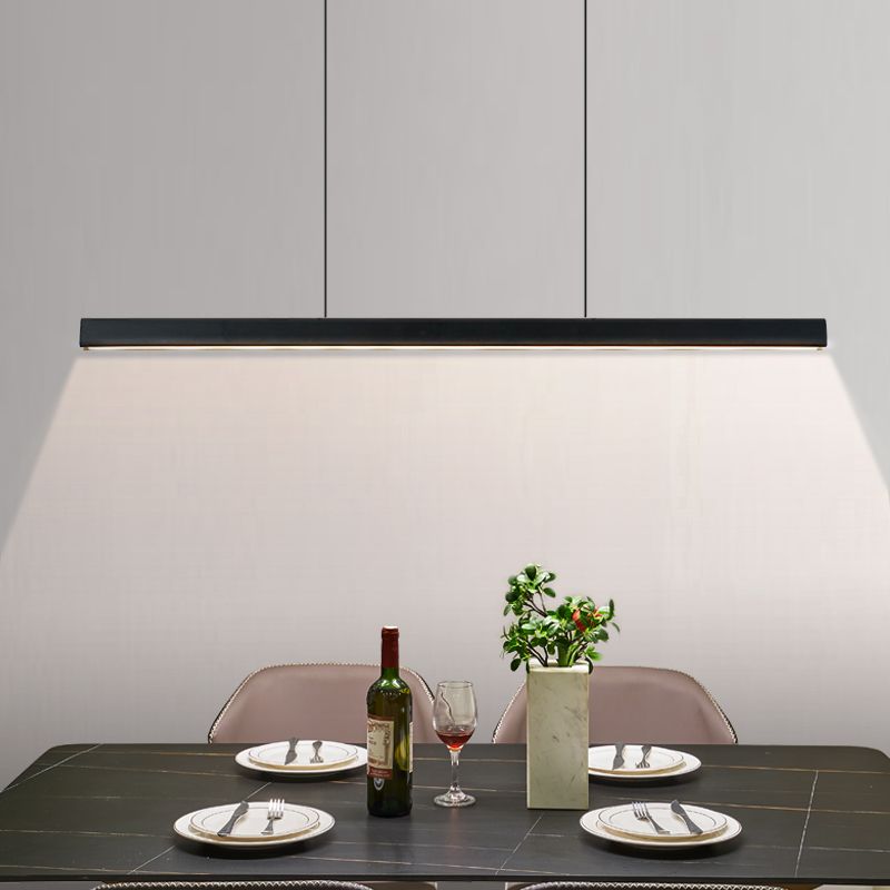 Gerade Form Island Light Modern 1 leichte LED Hängende Licht für Wohnzimmer