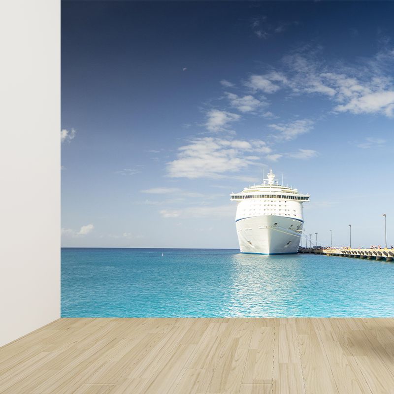 Cruise-Ship Mural Decal Customized Contemporary Wall Covering for Meeting Room