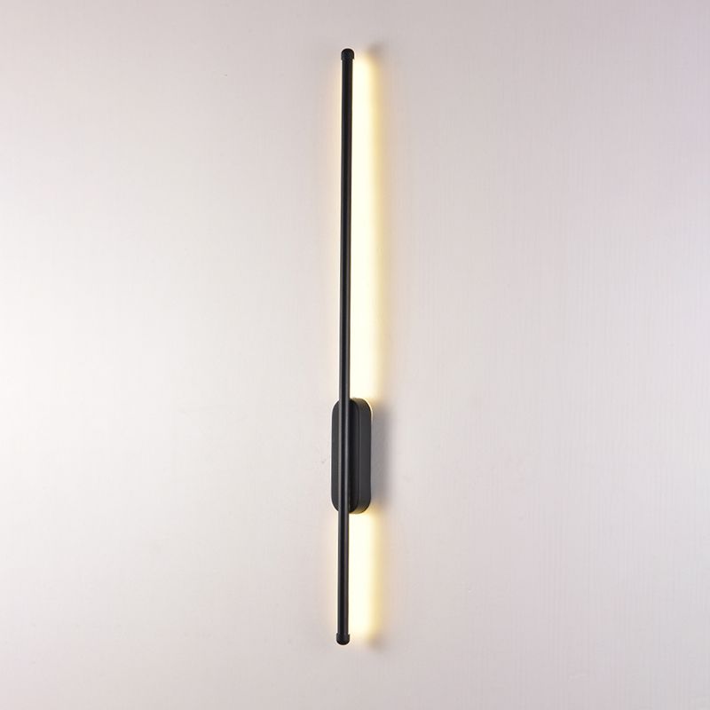Forma lineare in metallo sconce moderno stile moderno 1 lampada da supporto da parete leggera