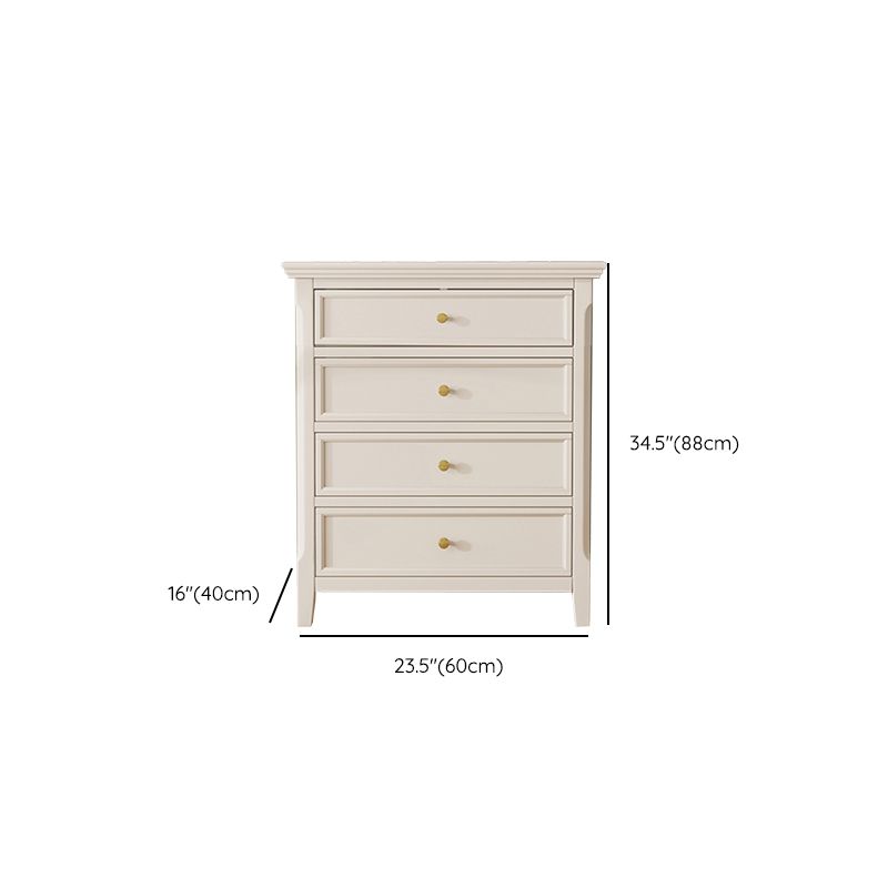 Wooden Dresser Classic Glam Storage Chest Dresser for Bedroom