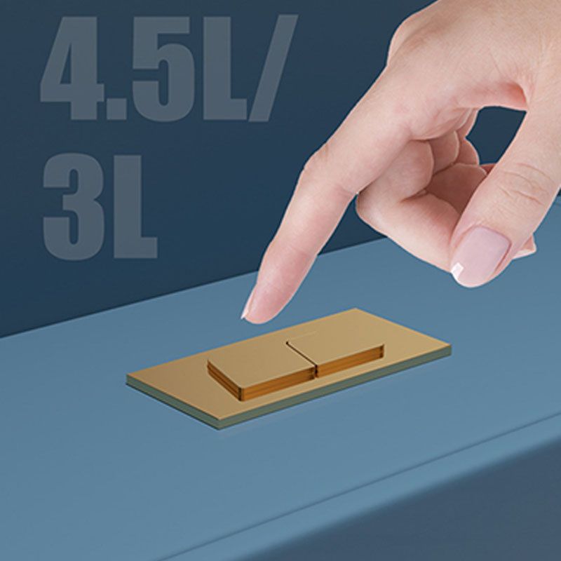 Water-saving Siphon Toilet Ceramic Elongated Dual Flush Household Toilet