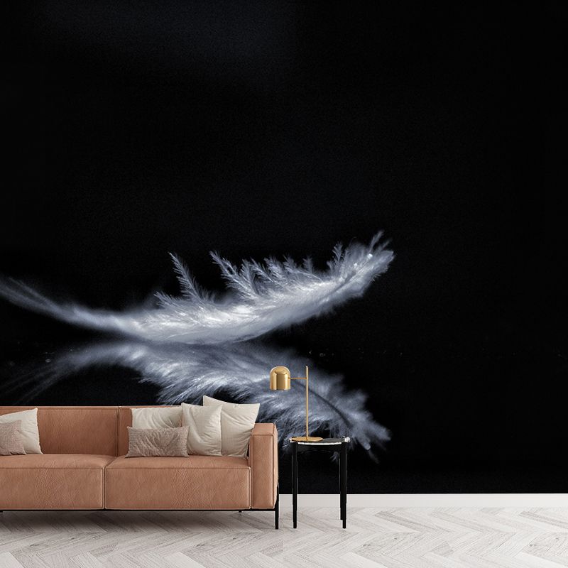 Modern Plumage Wall Covering for Bedroom Home Wall Decor, Moisture Resistant