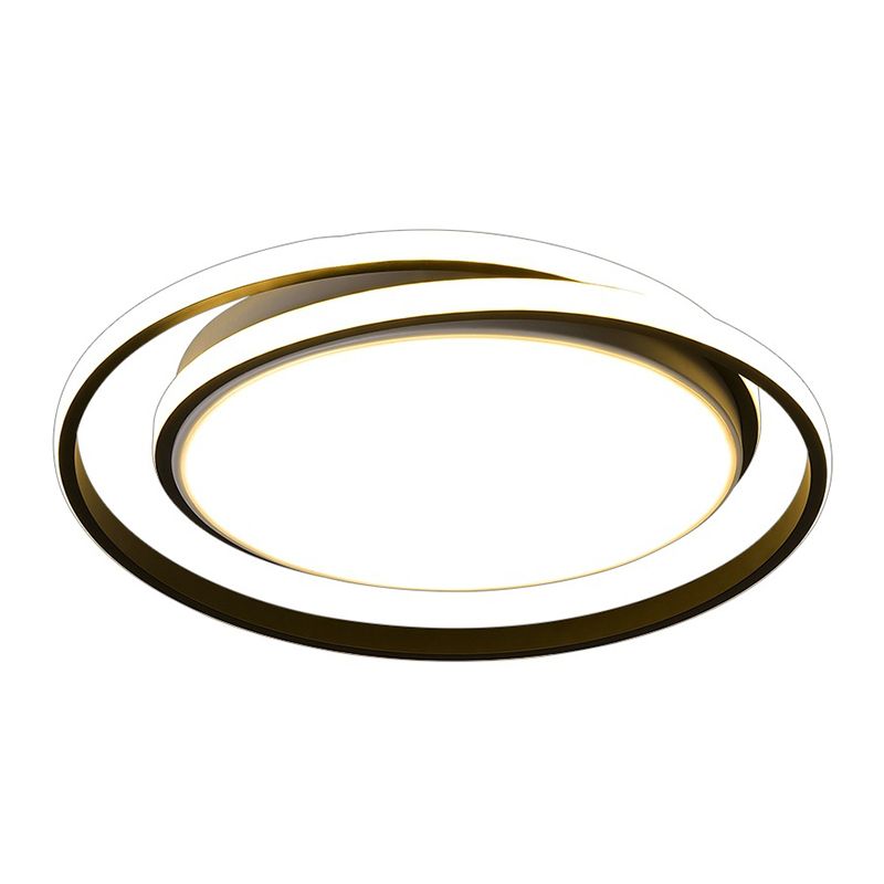 Cerchio Anello Flush Montaggio Soffitto Light Moderno Semplicità Soffitto Montaggio Luce Fissaggio per Bedroom