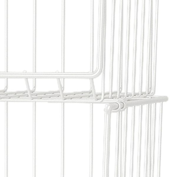 Modern Style Bookshelf Closed Back Metal Bookcase with Caster Wheels for Home Use