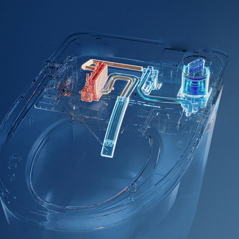 Contemporary Ceramic Siphon Jet Toilet Bowl One Piece Urine Toilet with Seat