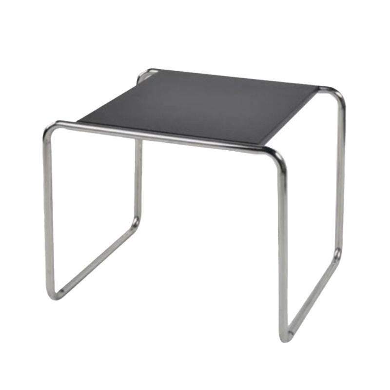 Contemporary Rectangle Solid Wood Coffee Table with Steel Sled Base