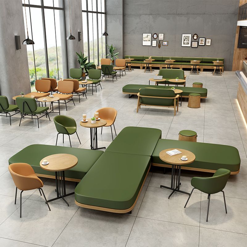 Colección de comedor de estilo industrial Mesa de comedor de madera maciza para el hogar