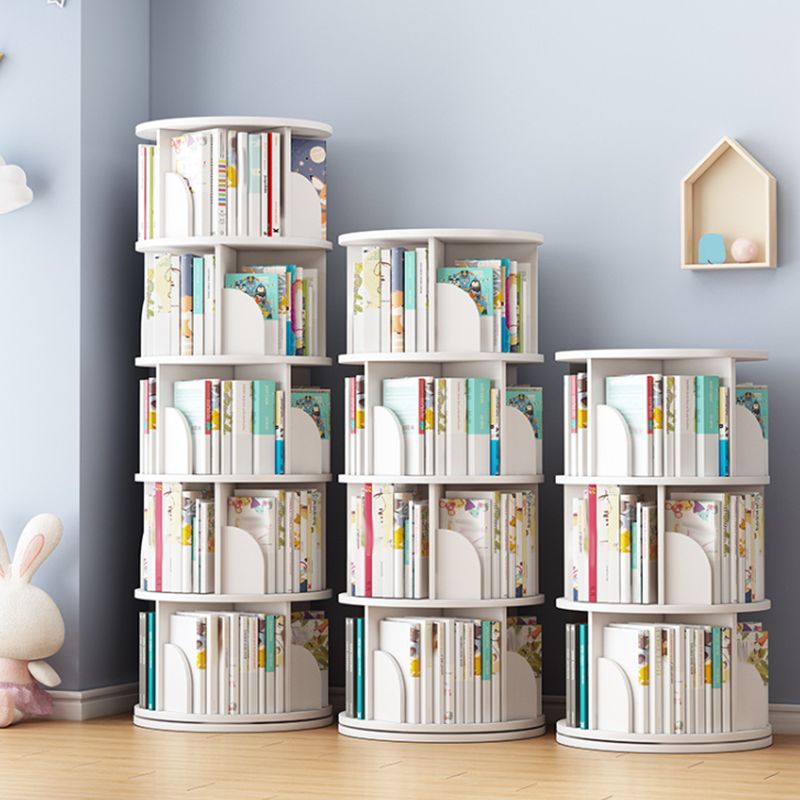 Engineered Wood Bookshelf Standard Contemporary Closed Back Bookcase