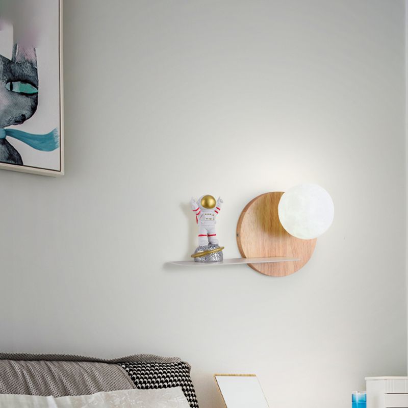 Bedroom Wall Mounted Lamp Metal Kids Style Wall Mounted Lighting