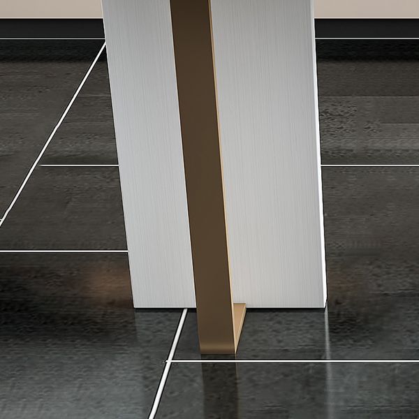 Glam 1/2/5 Pieces Sintered Stone Bar Table Set Rectangular Counter Set for Dining Room