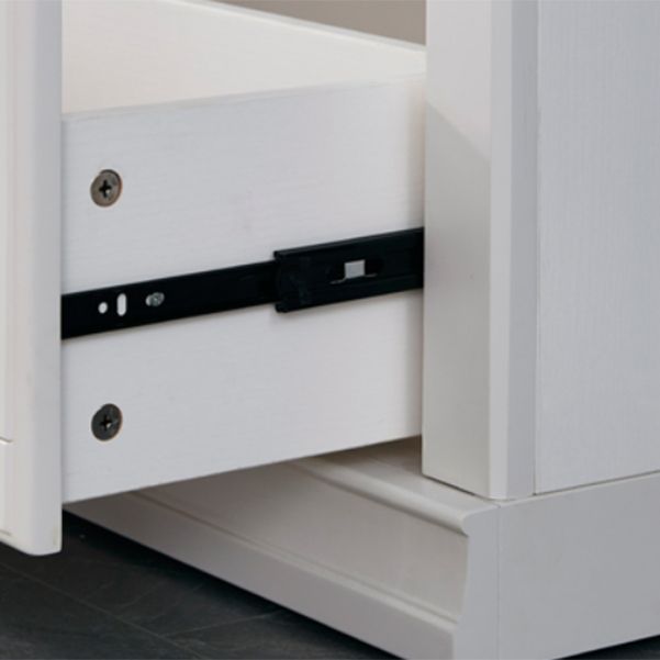 Wooden Vertical Bookcase Contemporary Closed Back Bookshelf for Home Office