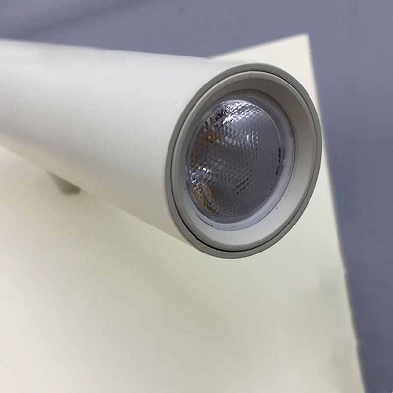 Style contemporain Rectangulaire mural métal métal 2 lumières de lecture de la lumière murale