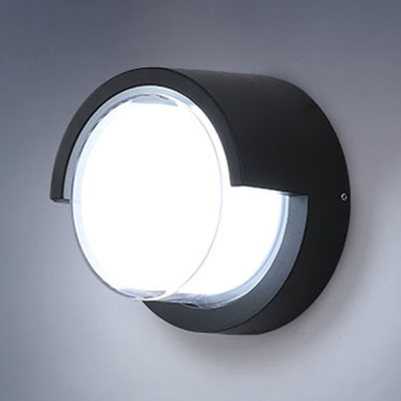 Contemporary Style Geometric Wall Mounted Lamps Metal 1 Light Wall Light Sconce