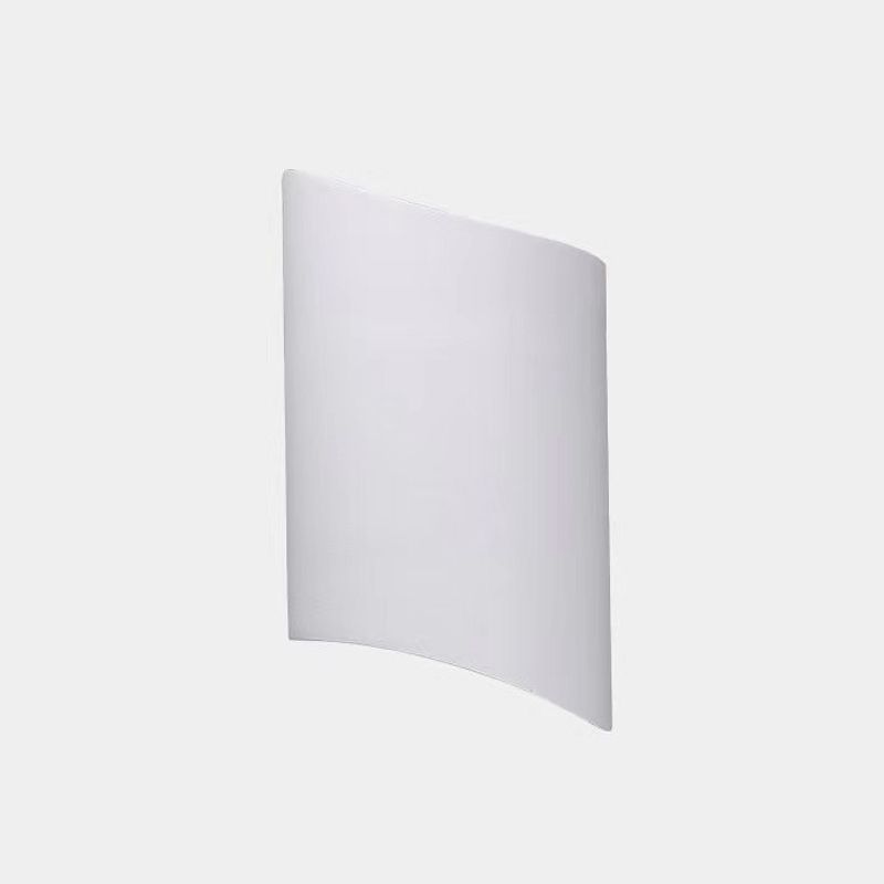 Zeitgenössische Aluminium -Wandleuchte 8,5 "hoch 2 Leuchten LED -Wandscheibe für draußen