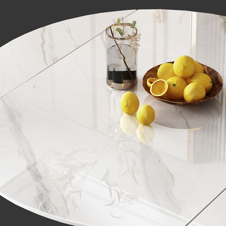 Nordic Glam Sintered Stone Dining Table Set 1/4/5/7 Pieces Dining Set for Kitchen