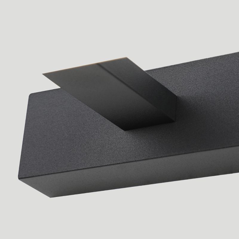 Moderno stile minimalista allungato Montate Montate Vanity Lights Alluminio Vanity Wall Freepurs per il bagno