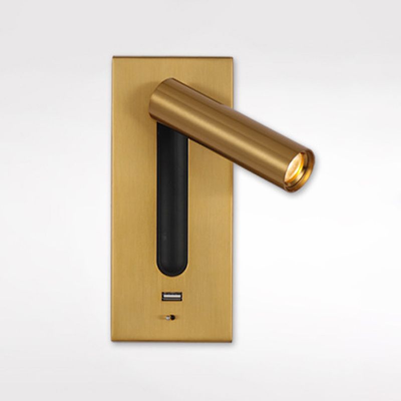 7 "H MODM MODERNO MONTAJE LED LED LIGHT USB CARGA DE CARGA DEL Puerto de diseño Lámpara de lectura