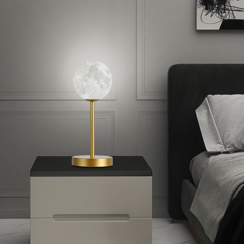 1-Licht-Globus-Tischlampe Modernes Glas Tischlicht
