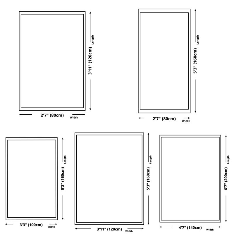 Blue Contemporary Indoor Rug Polyester Geometric Carpet Anti-Split Backing for Indoor Carpet