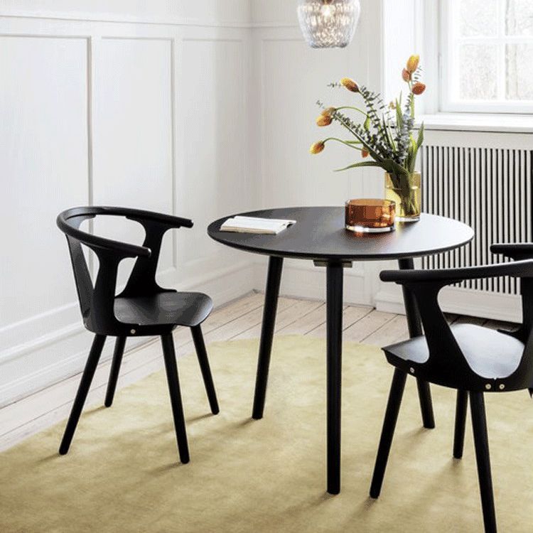 Scandinavian Style Upholstered Side Chair Slat Back Armless Dining Chair