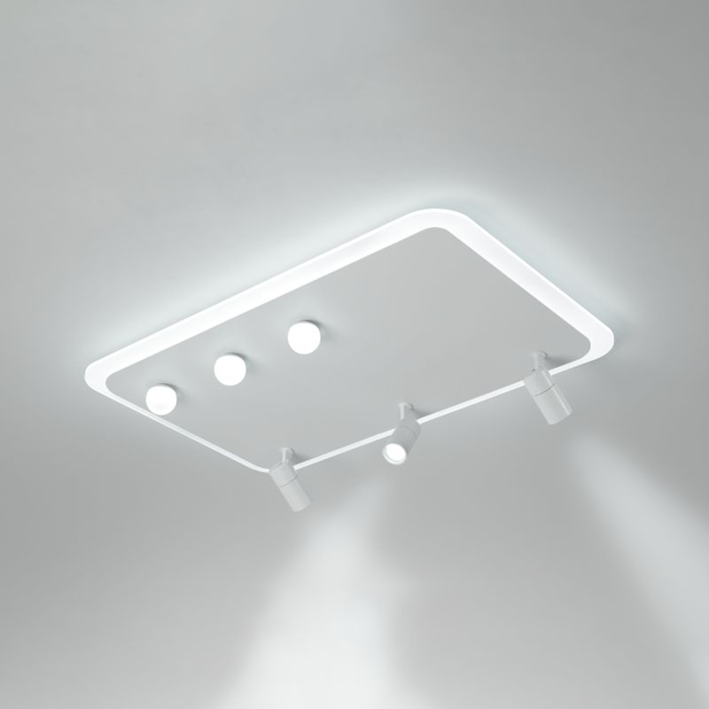 Ultramoderne LED-Deckenleuchten zur Deckenmontage, Deckenleuchte aus weißem Acryl