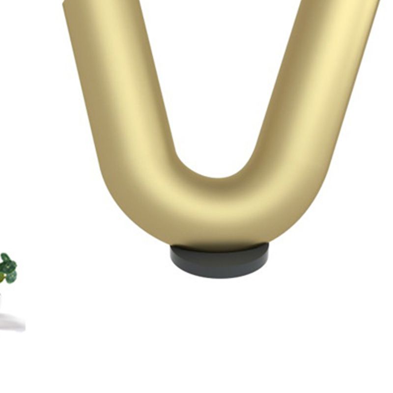 Round Ottoman Scratch Resistant Modern Pure Color Upholstered Ottoman