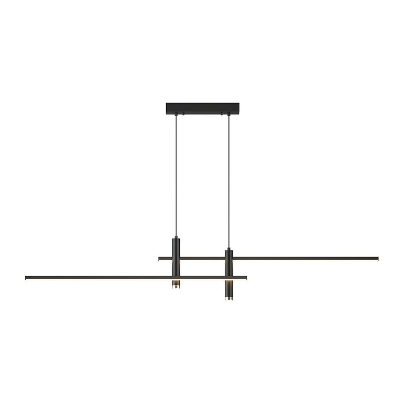 Simplicity Linear Metal Ceiling Pendant Light for Dining Room