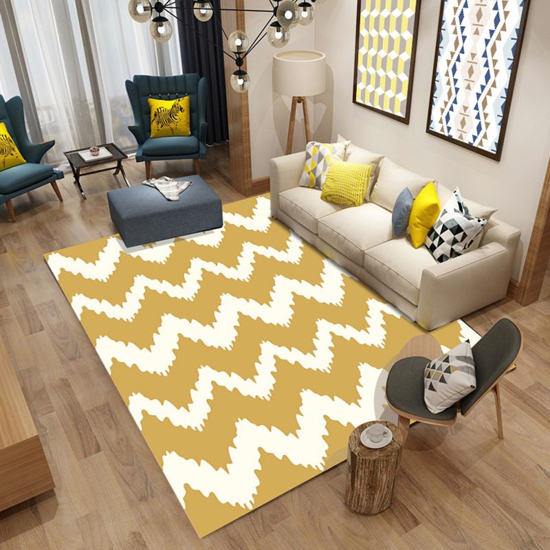 Vetgedrukt kleurblok geometrisch tapijt multi-kleuren moderne tapijten polypropyleen machine wasbaar niet-slip kleurbestendig tapijt voor woonkamer