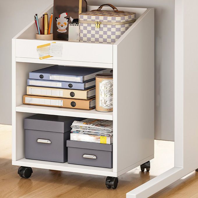 Contemporary Style Bookshelf Engineered Wood Bookcase for Office and Study Room