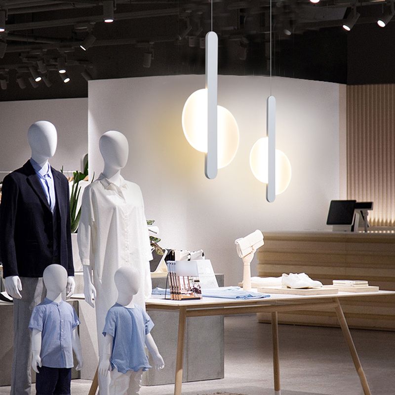 Moderne Acrylheizenleuchte LED -LED -Anhänger Licht für Wohnzimmer