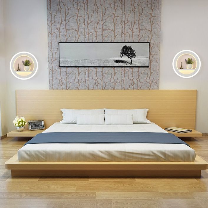 Modern Red Red Red Round Househole Splockure Luz de pared simple para sala de estar de dormitorio