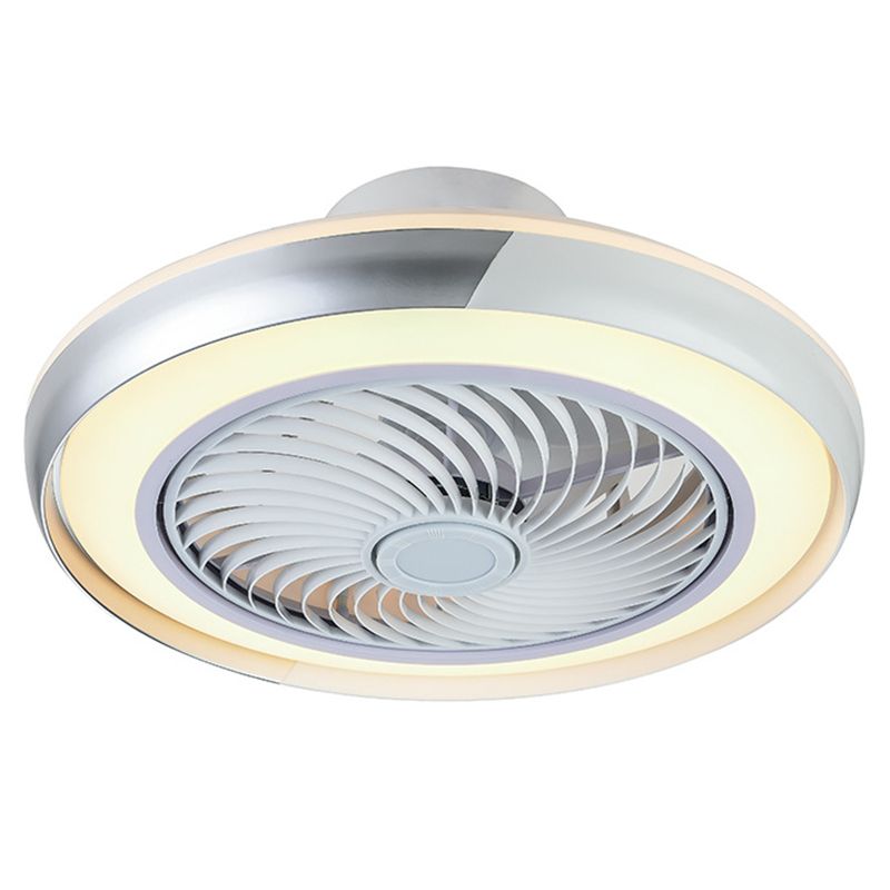 Moderne runde LED -Deckenventilator Leichte einfache Flush Mount Light für Wohnzimmer