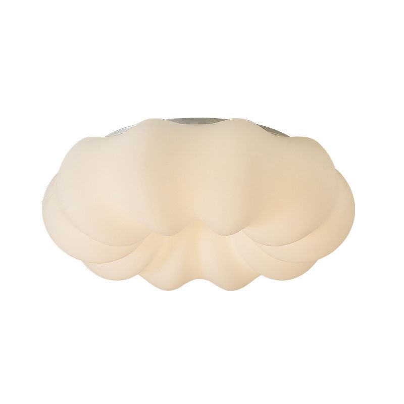 White Flush Mount Lighting Modernism Metal Ceiling Light for Hallway