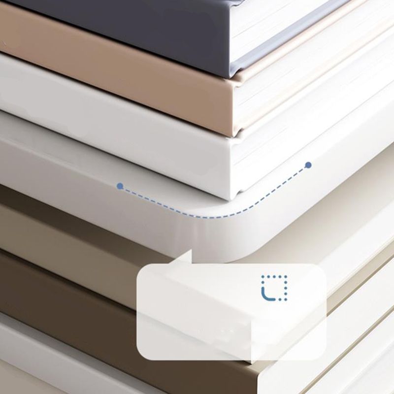 Engineered Wood Contemporary Bookshelf Standard Bookcase with Shelves