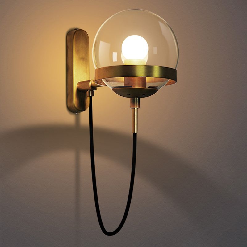 Moderne transparante glazen wandwand Slaapkamer Studiezaal Leesverlichting leesverlichting