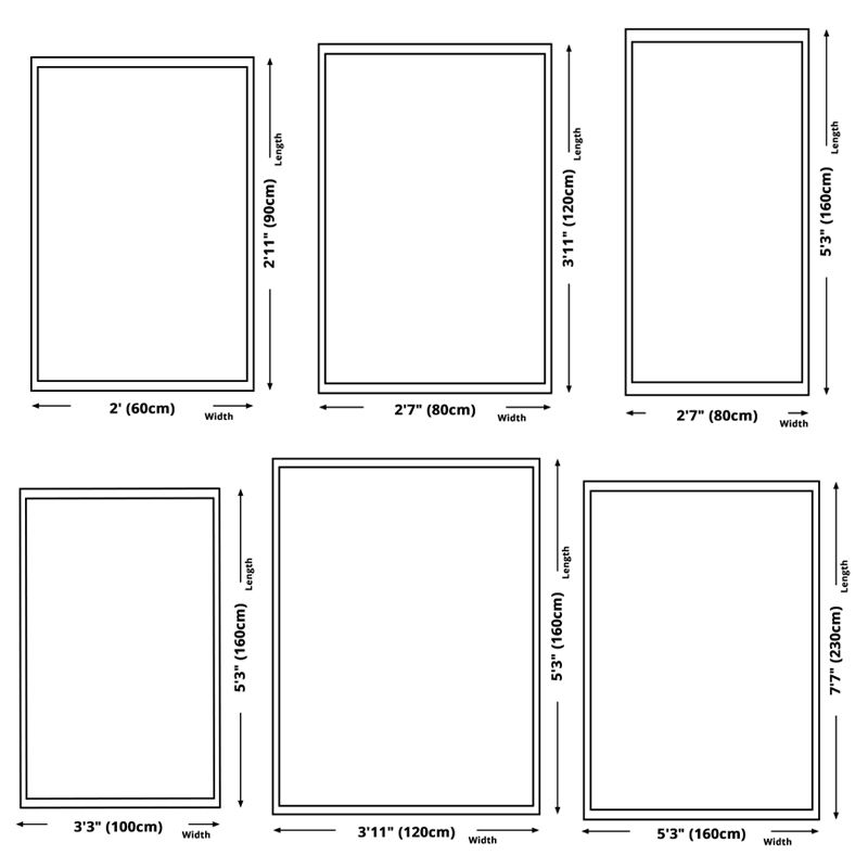 Blue Area Carpet Polyester Solid Color Area Rug Easy Care Washable Rug for Bedroom