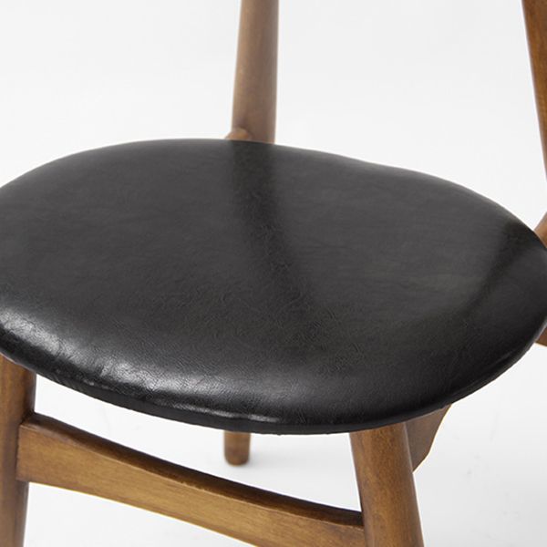 Oak Solid Wood Dining Side Chair Contemporary Armless Dining Chairs