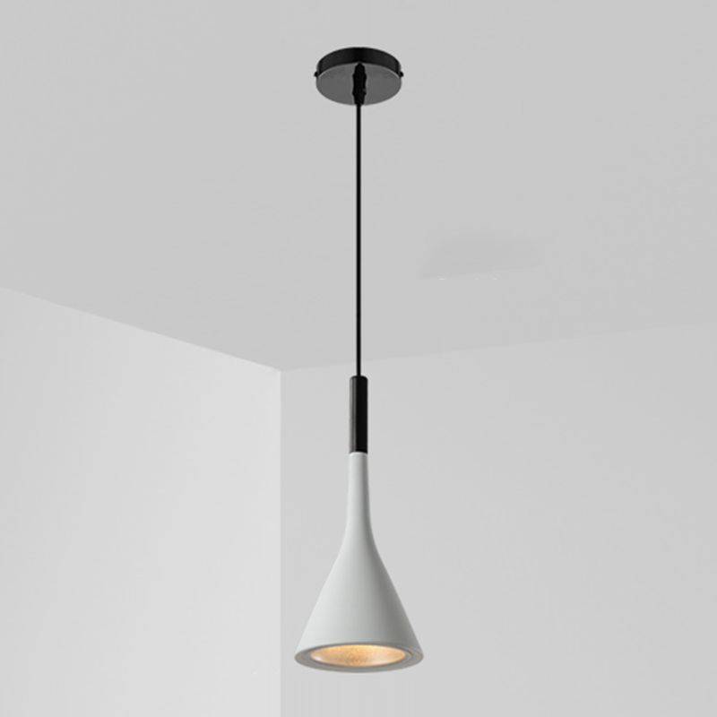 LED Metal Pendant lampe chambre à coucher moderne de style saccagé à style simple moderne