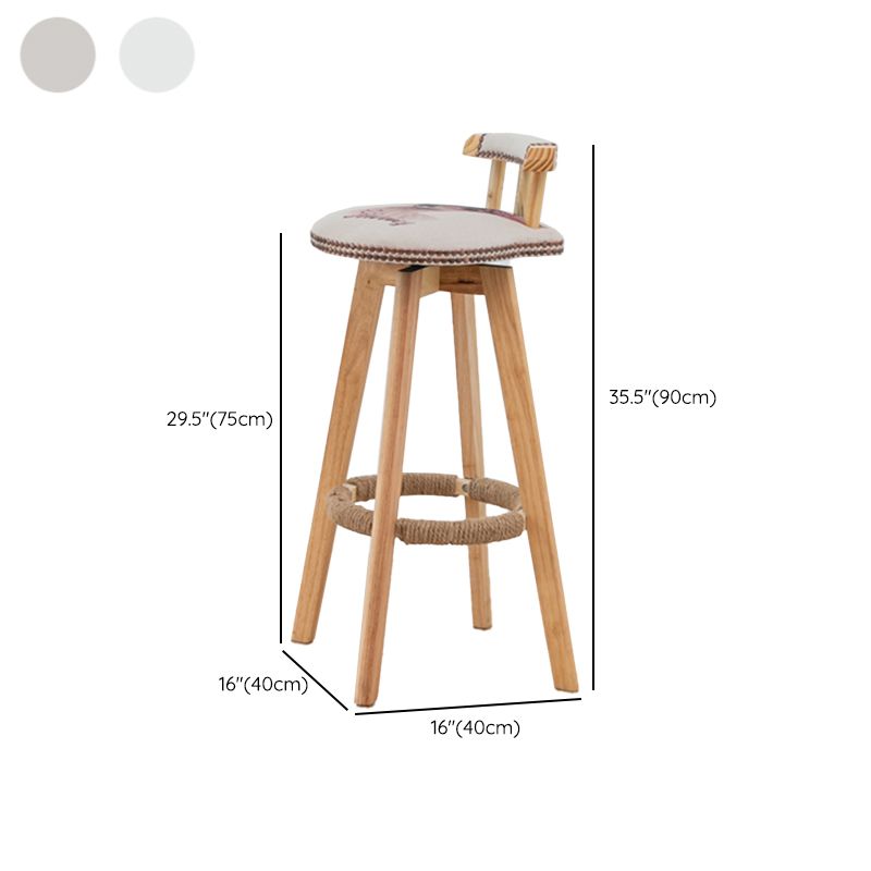 Modern Round Wood Counter Table 1/3 Pieces Bar Table Set for Cafe