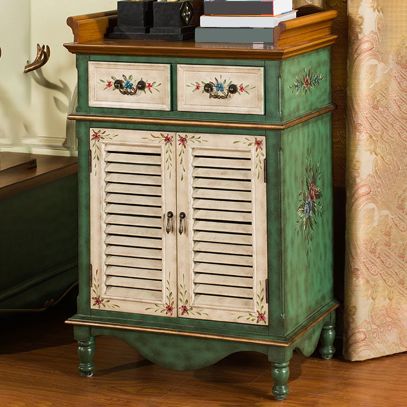 Mid-Century Modern Rectangle Cabinet Standard Side Cabinet with Drawer
