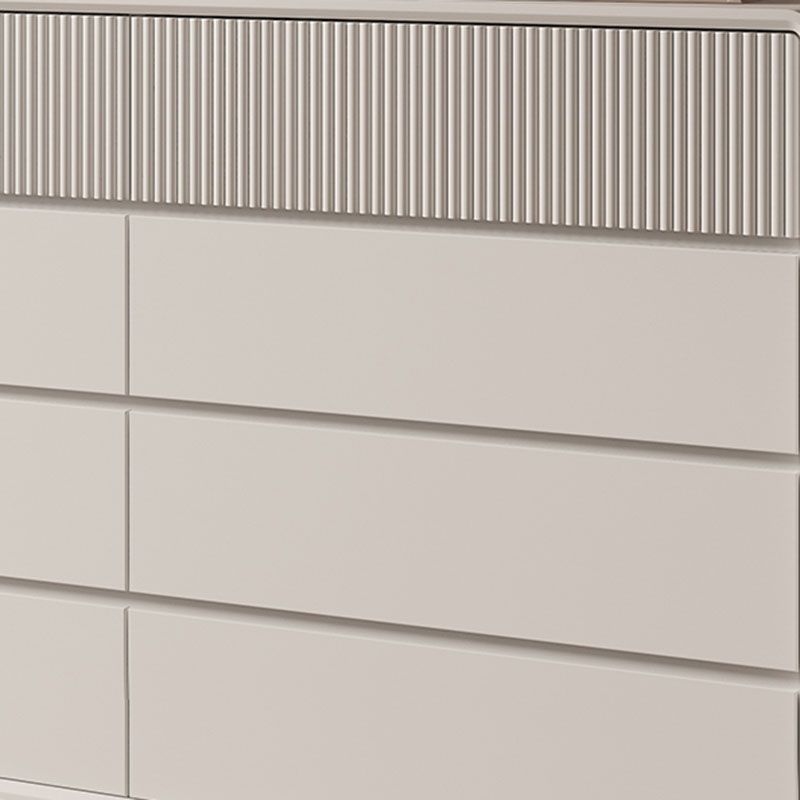 Modernism Horizontal Double Dresser Wood Dresser with 5/6/8 Drawers for Home