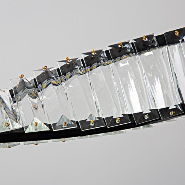Single Modernism Golden/Black Ceiling Light LED Kitchen Island Lighting