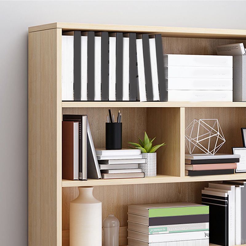 Modem Bookcase, Engineered Wood Standard Bookshelf With Rectangular Shelves