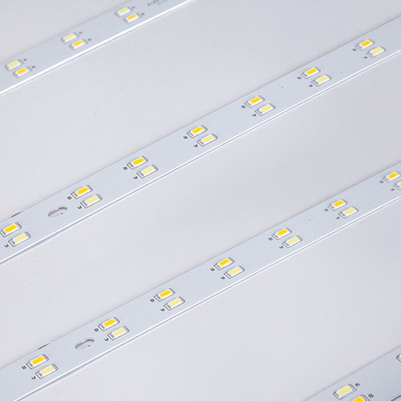 Modern Led Fixture Flush Mount Lighting Fixture Acrylic and Metal Lampshade for Corridor