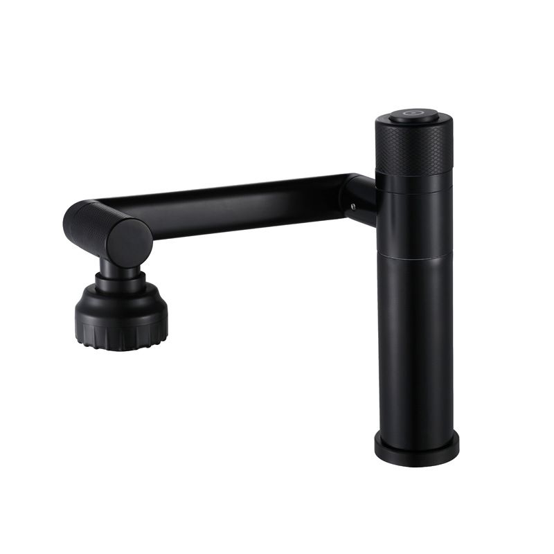 Modern Vessel Faucet Stainless Steel Single Handle Bendable Vessel Faucet